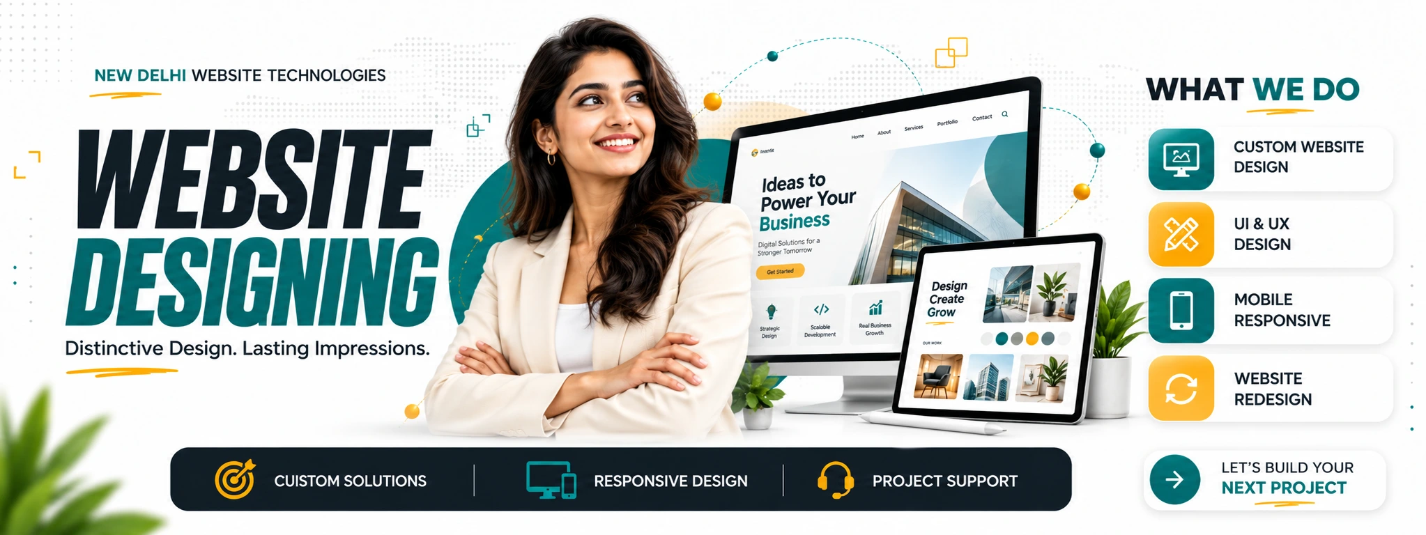 New Delhi Website Technologies — Website Designing. Custom solutions, responsive design and project support.