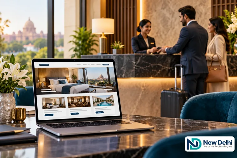 Hotel Website Design for Delhi Properties