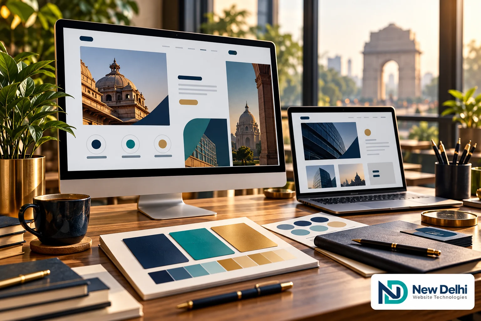 Website Colour Systems for Delhi Brands