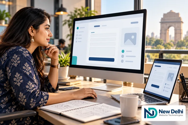 Enquiry Form Design for Delhi Service Websites