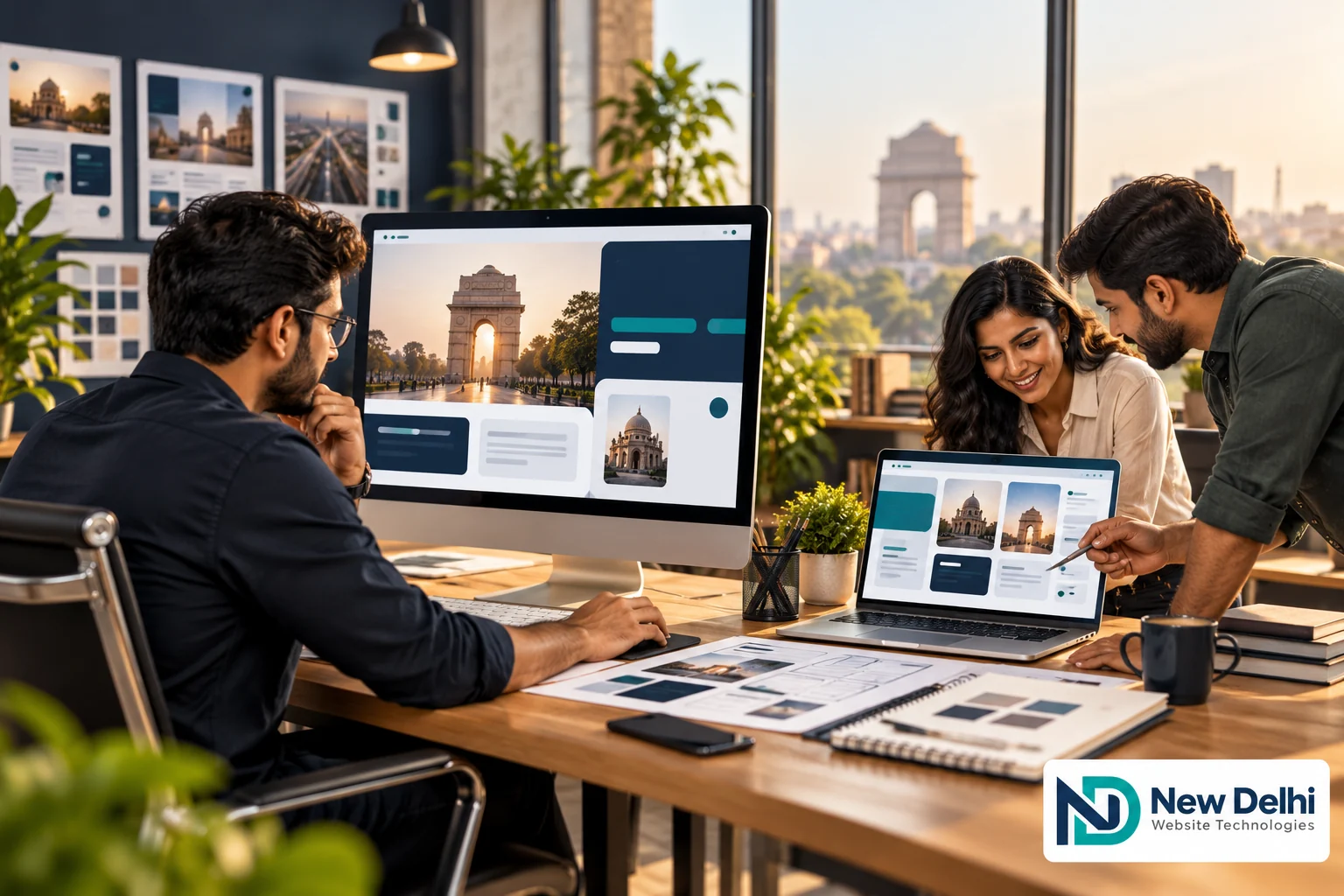 Portfolio Website Design for Delhi Agencies