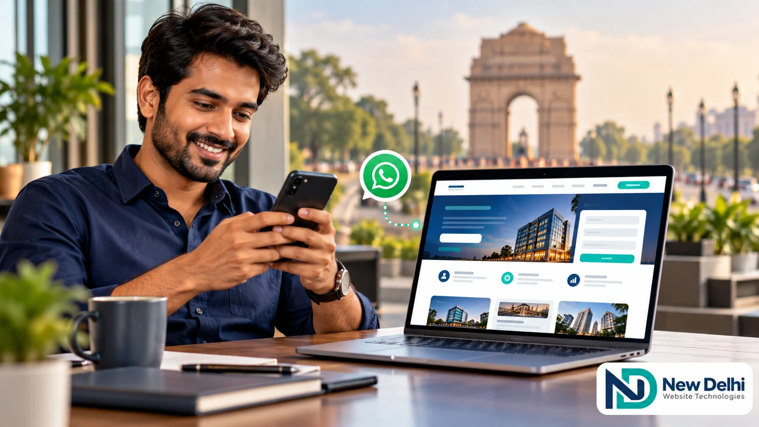 WhatsApp-Friendly Website Design in Delhi