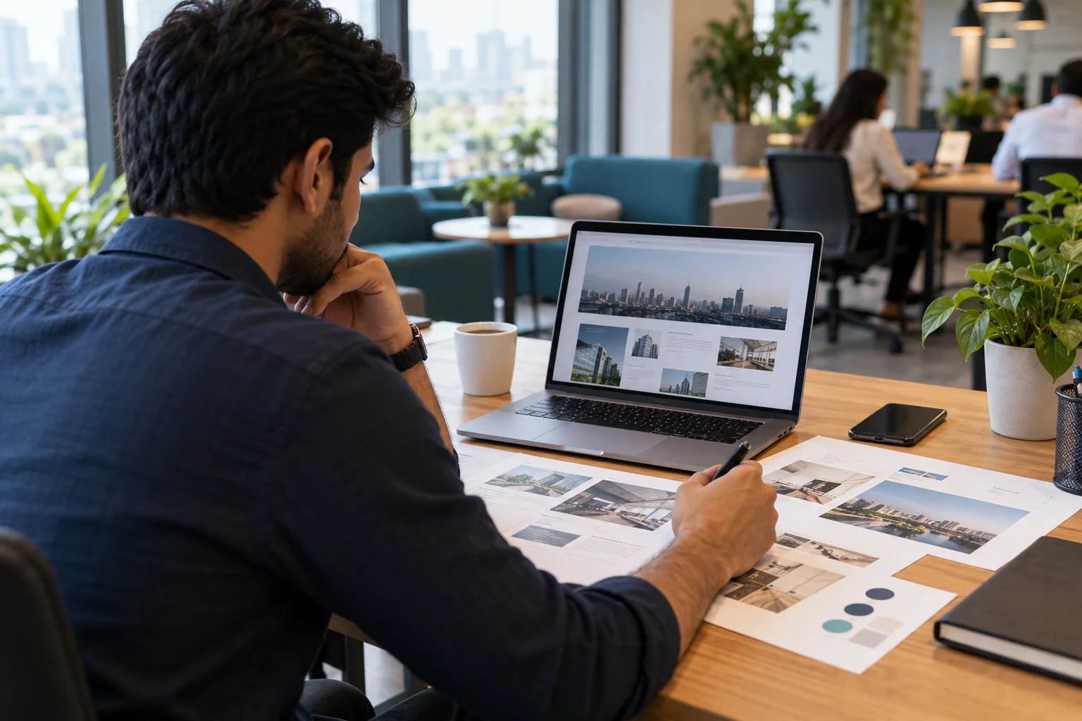 Website project planning and collaboration