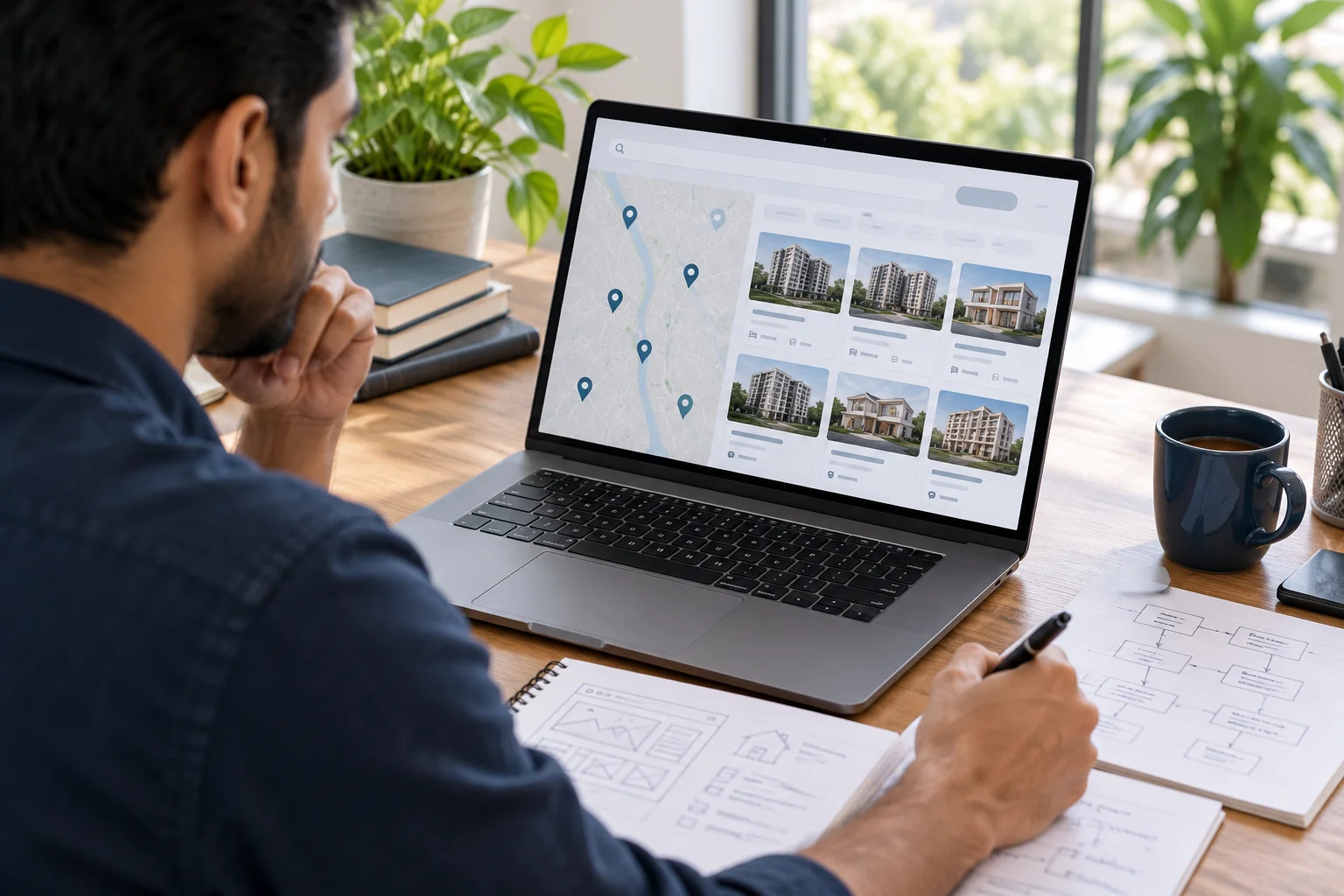 Manage listings with consistent information — property portal project planning