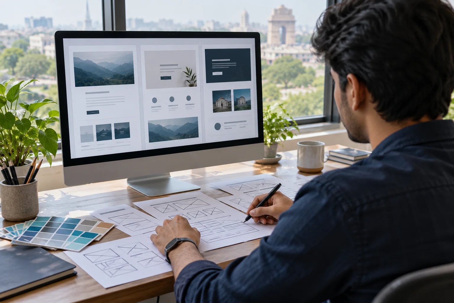 Turn approved layouts into responsive page components — psd to html conversion project planning