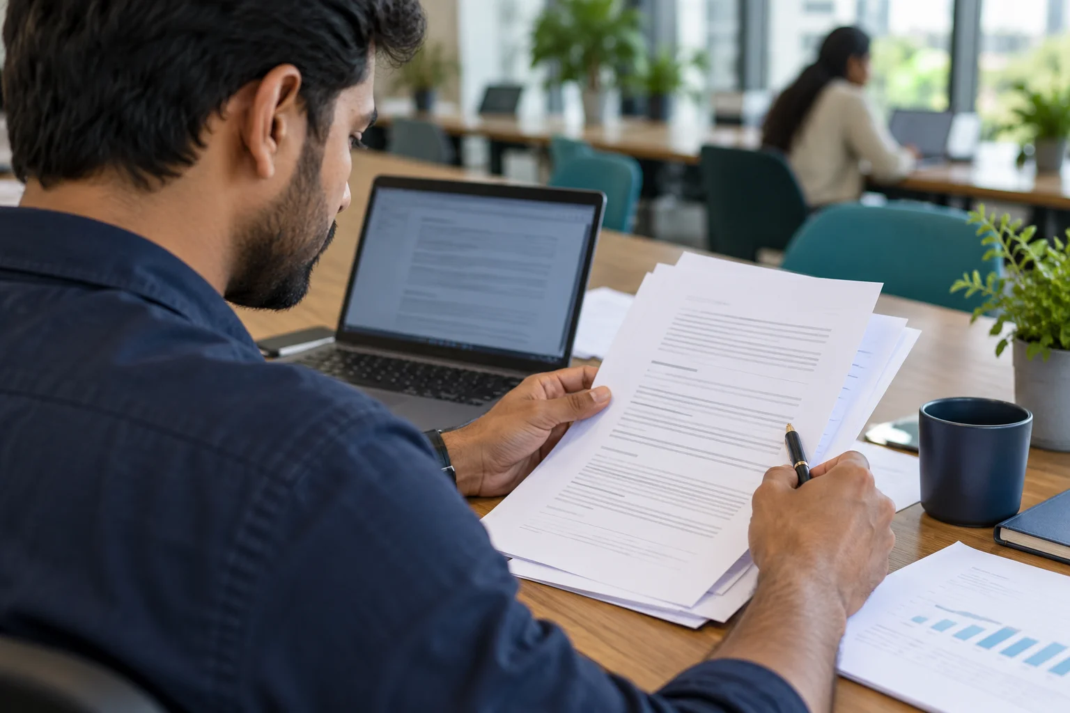 Discuss changes against your project agreement — illustrative website project scene