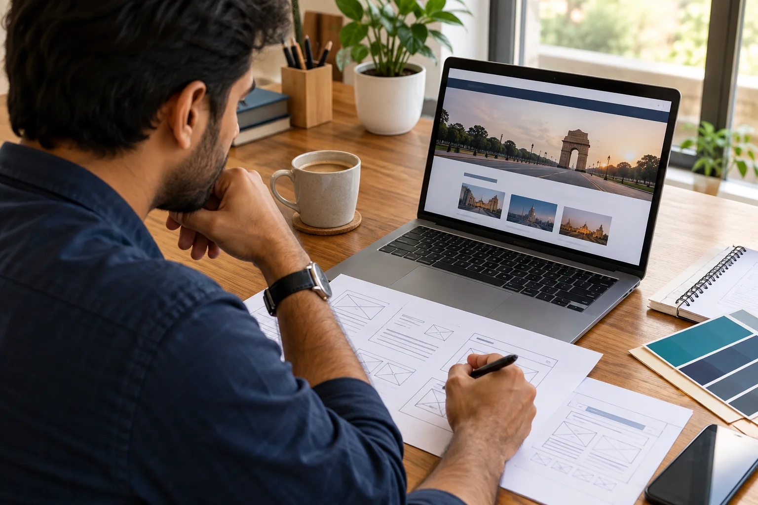 Choose a clear address and confirm ownership arrangements — register domain project planning