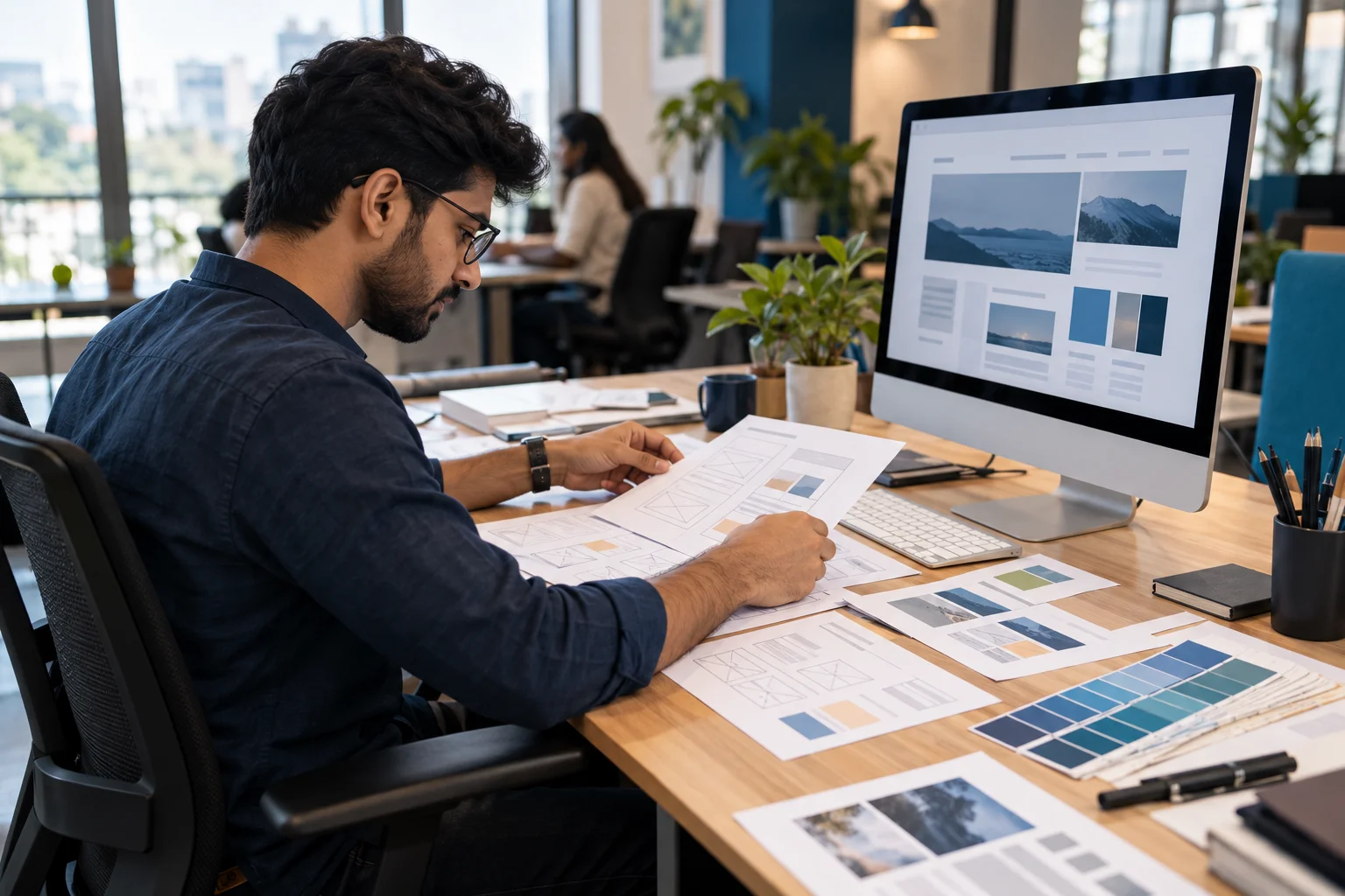 A clear visual identity for your business — website designing project planning