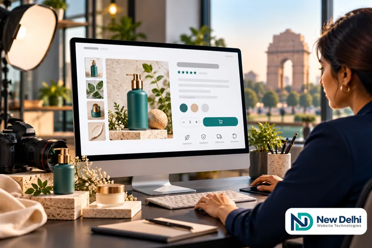 Ecommerce Product Page Design in Delhi
