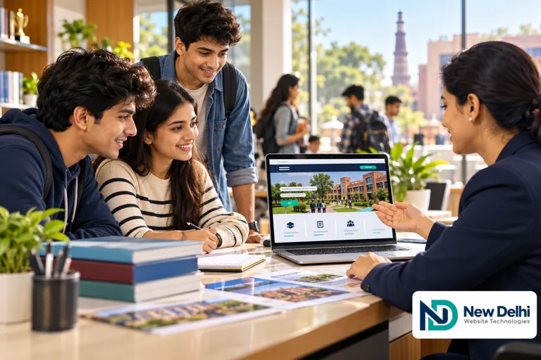 Education Website Design for Delhi Institutes