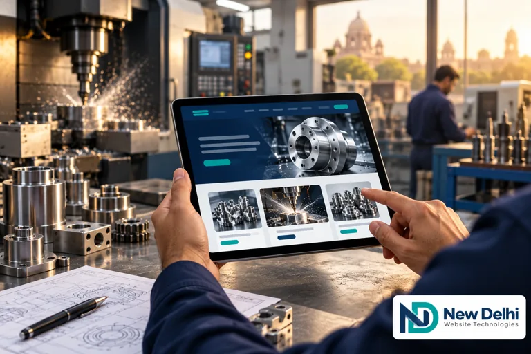 Manufacturer Website Design in Delhi