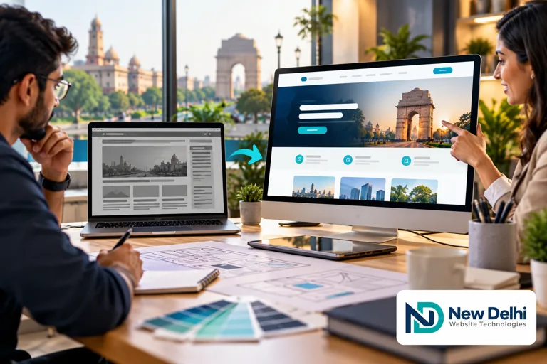 Website Redesign Planning for Delhi Businesses