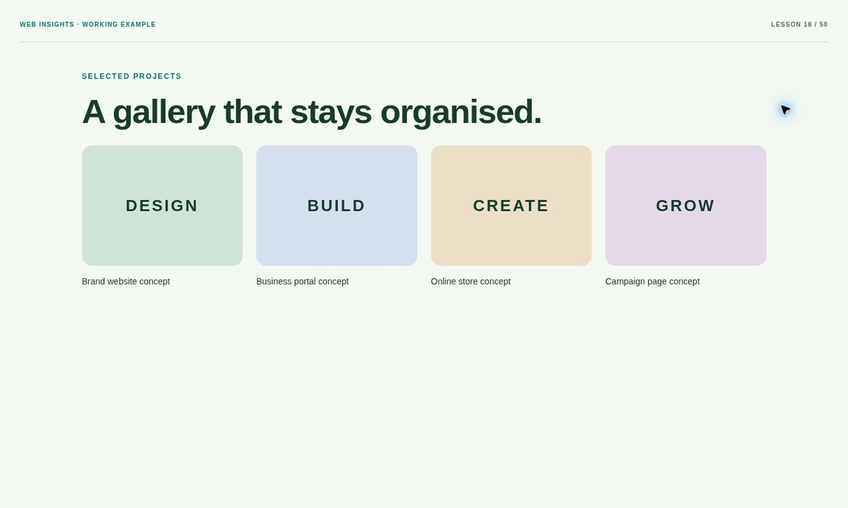 Example preview: How to Make a Responsive Image Gallery with CSS Grid