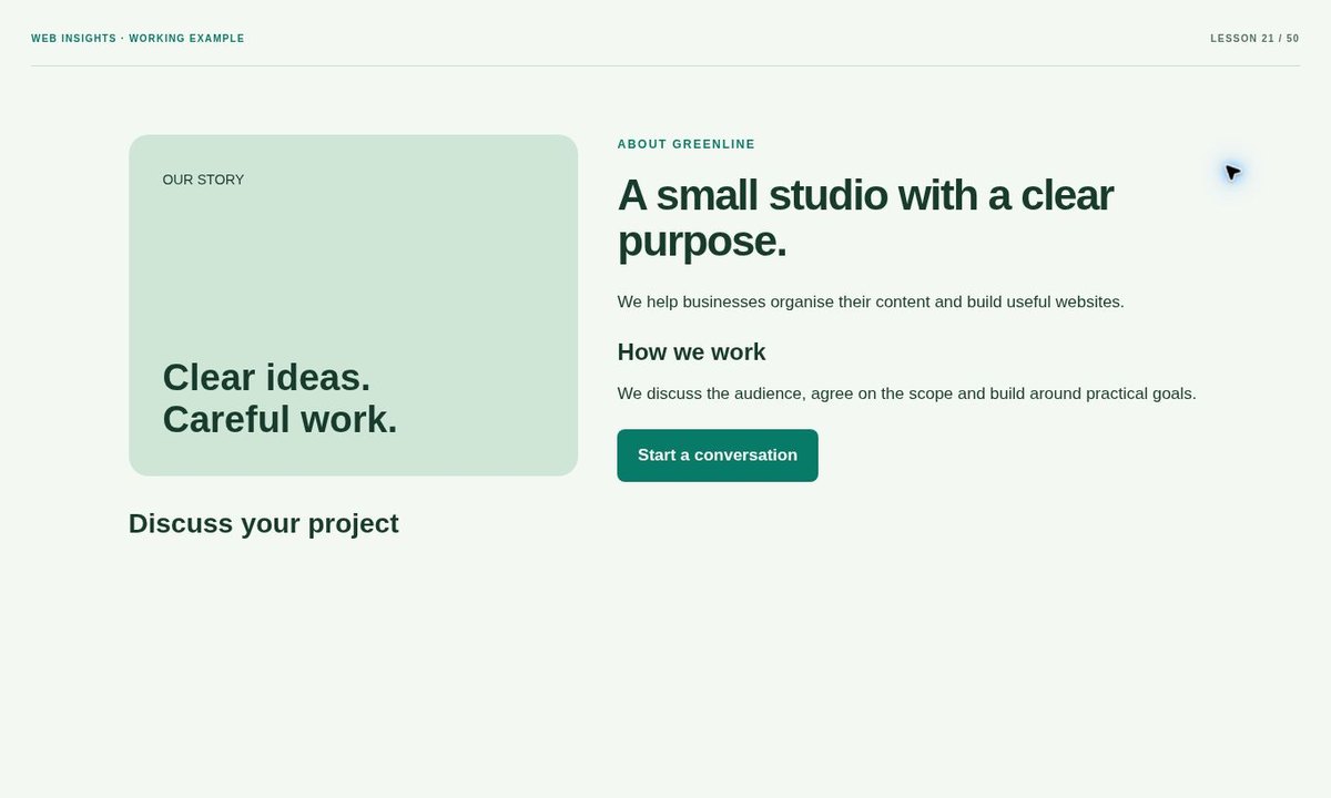 Example preview: How to Make an About Us Page for a Business Website