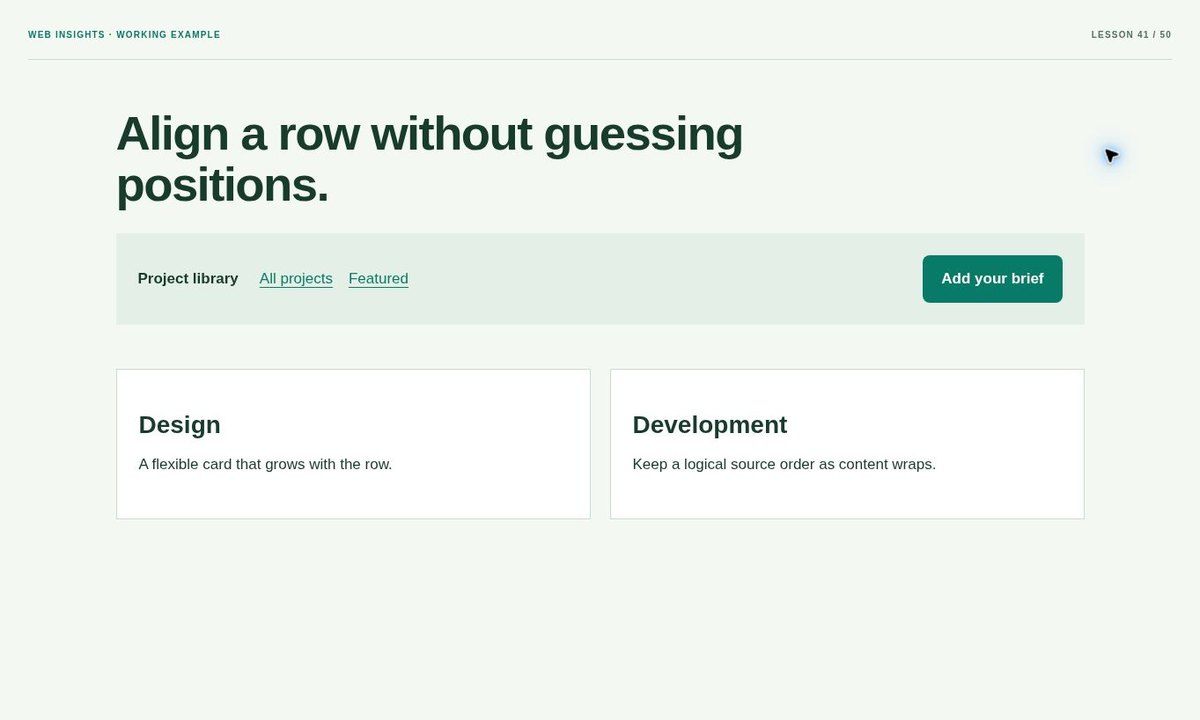 Example preview: How to Use CSS Flexbox for Website Layouts